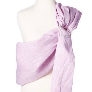 Chambray linen ring sling